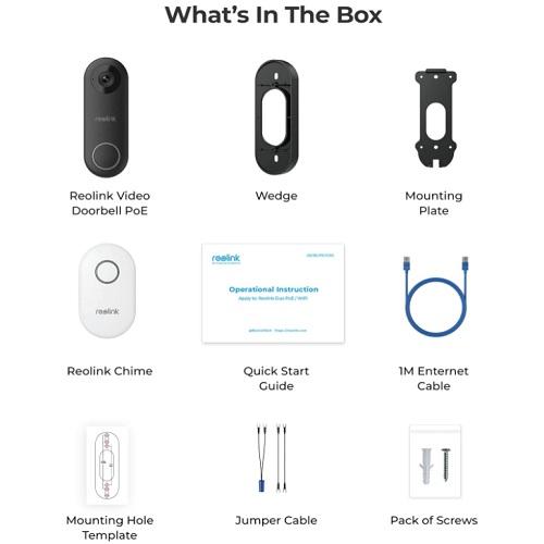 Reolink Video Deurbel PoE Met Chime